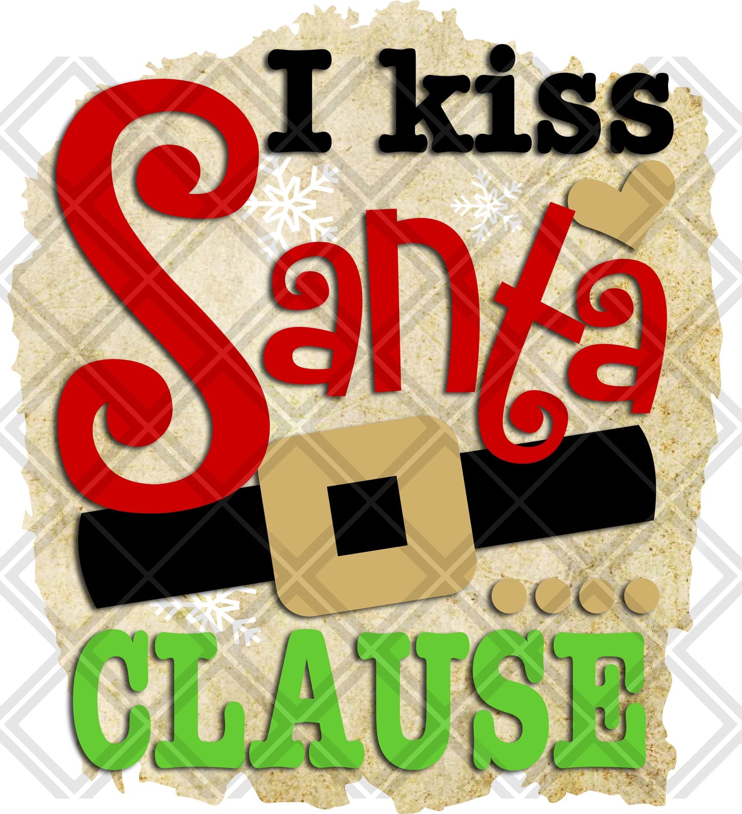 i kiss santa clause png Digital Download Instand Download