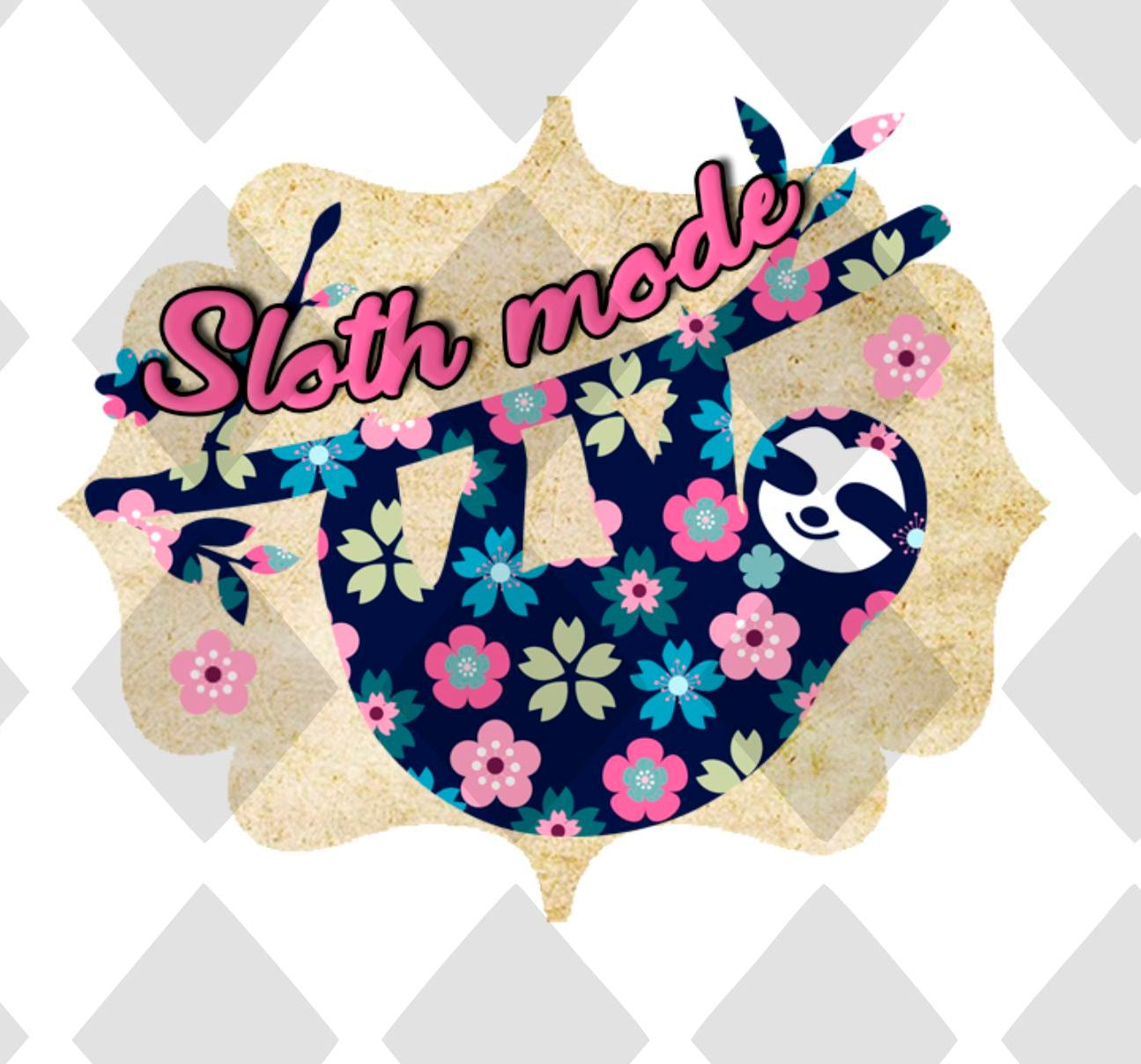 sloth mode png Digital Download Instand Download