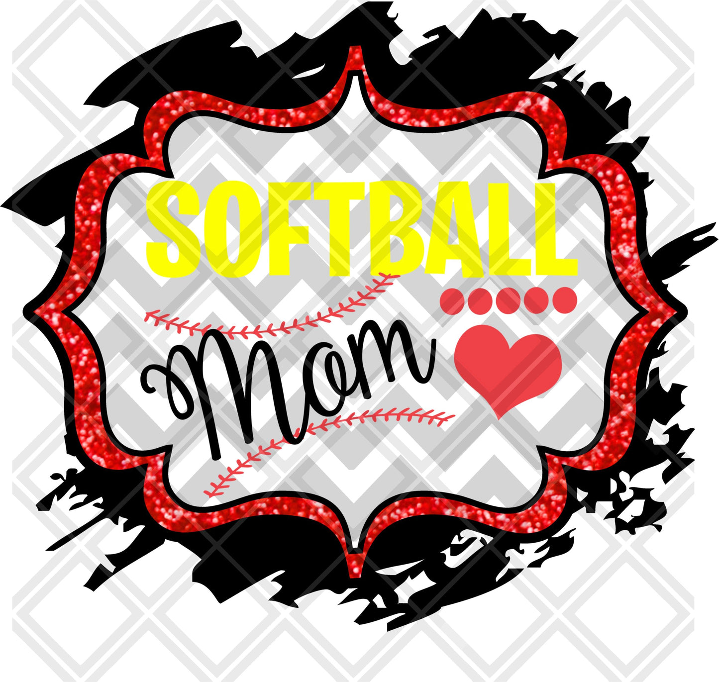 SOFTBALL MOM png Digital Download Instand Download